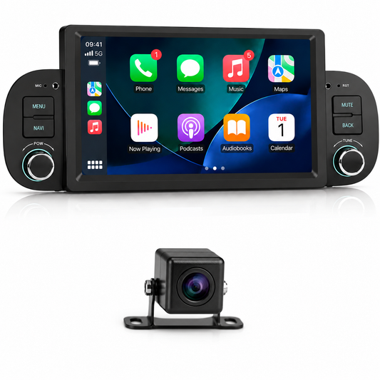 CTB-PND12LX | FIAT PANDA 2012-2023 | NAVIGATORE RADIO SISTEMA LINUX APPLE CARPLAY ANDROID AUTO GPS USB BLUETOOTH TOUCH SCREEN