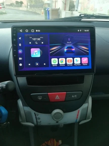 CTB-FH630L | PEUGEOT 107 - CITROEN C1 - TOYOTA AYGO | AUTORADIO APPLE CARPLAY-ANDROID AUTO | CARTABLET 9 ZOLL TOUCHSCREEN | GPS USB DVR DAB+ |