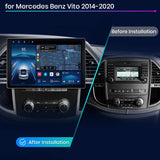 CTB-FO750NH | MERCEDES VITO W447 2014-2020 | NAVIGATORE 13.1 POLLICI QLED 2K RADIO OCTACORE APPLE CARPLAY ANDROID AUTO GPS USB BLUETOOTH TOUCH SCREEN | WIFI 4G