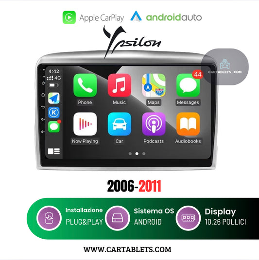 CTB-HJ892GH | LANCIA Y 2006-2011| AUTORADIO CAR TABLET 9 POLLICI | ANDROID AUTO APPLE CARPLAY | GPS USB WIFI