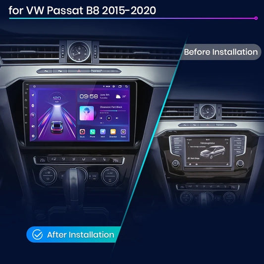 CTB-GC2311U | VOLSWAGEN PASSAT B8 | AUTORADIO 10 POLLICI APPLE CARPLAY ANDROID AUTO | GPS USB DVR BLUETOOTH 4G