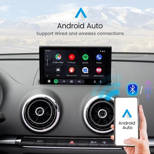 AUDI Q2 2017-2022 | RETROFIT APPLE CARPLAY ANDROID AUTO | TELECAMERA USB
