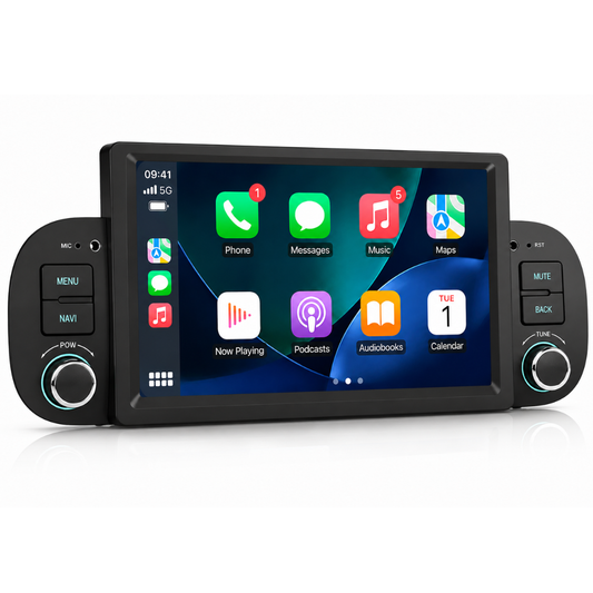 CTB-PND12LX | FIAT PANDA 2012-2023 | NAVIGATORE RADIO SISTEMA LINUX APPLE CARPLAY ANDROID AUTO GPS USB BLUETOOTH TOUCH SCREEN