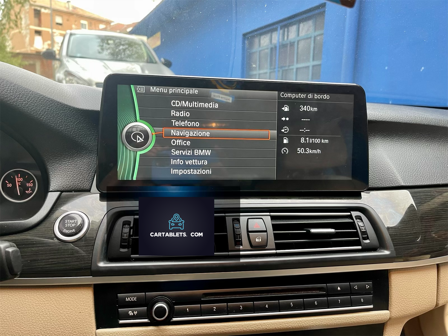 CTB-FR820L | BMW 5er F10-F11 | 12.3 ZOLL BILDSCHIRM | APPLE CARPLAY ANDROID AUTO | AUTO TABLET TOUCHSCREEN GPS USB 4G
