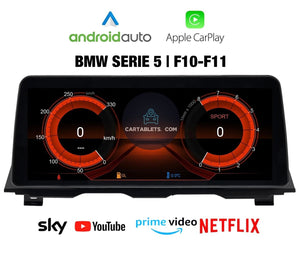 CTB-FR820L | BMW SERIE 5 F10-F11 | SCHERMO 12.3 POLLICI | APPLE CARPLAY ANDROID AUTO | CAR TABLET TOUCH SCREEN GPS USB 4G