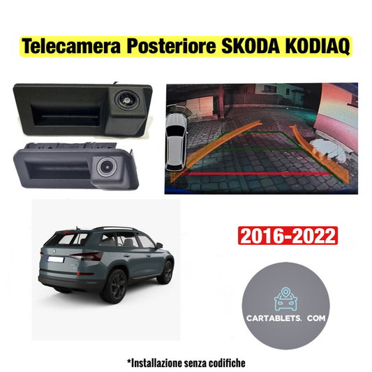 KIT TELECAMERA A MANIGLIA OEM | SKODA KODIAQ 2016-2022 | WATERPROOF