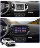 CTB-CMP1 | JEEP COMPASS 2015-2020 | APPLE CARPLAY ANDROID AUTO | NAVIGATORE RADIO TOUCH SCREEN UCONNECT BLUETOOTH WIFI 4G USB