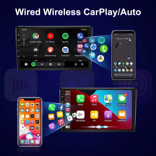 CTB-CMP1 | JEEP COMPASS 2015-2020 | APPLE CARPLAY ANDROID AUTO | NAVIGATORE RADIO TOUCH SCREEN UCONNECT BLUETOOTH WIFI 4G USB