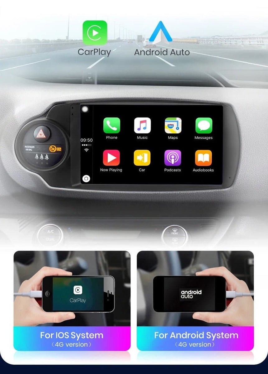 ANDROID autoradio navigatore per Fiat Tipo 2015 2016 2017 2018 CarPlay  Android Auto GPS USB WI-FI Bluetooth 4G LTE