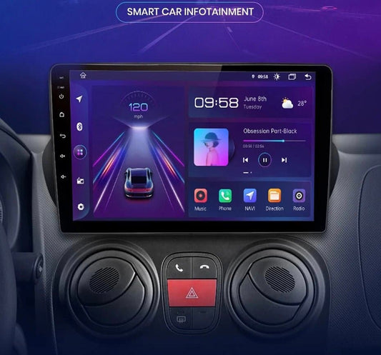 CTB-MF089Y | PEUGEOT BIPPER 2008-2017 | CARTABLET 9 POLLICI ANDROID APPLE CARPLAY | NAVIGATORE USB WIFI 4G