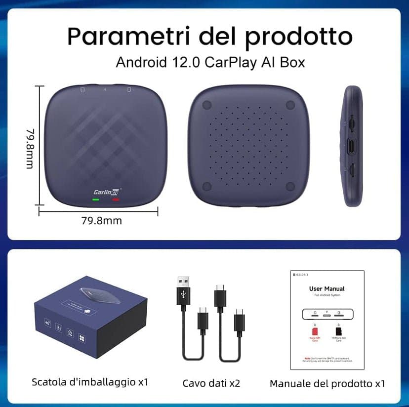 AI BOX ANDROID 13 WIRELESS CARPLAY WIRELESS ANDROID AUTO MAGIC BOX