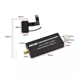DAB + Adattatore DAB USB 2.0 DAB digitale + Sintonizzatore radio Ricevitore per radio Android