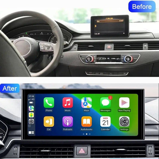 CTB-CRT56A | DISPLAY 12.3 AUDI A4 B9 | APPLE CARPLAY ANDROID AUTO | GPS WIFI 4G USB | MMI ANDROID