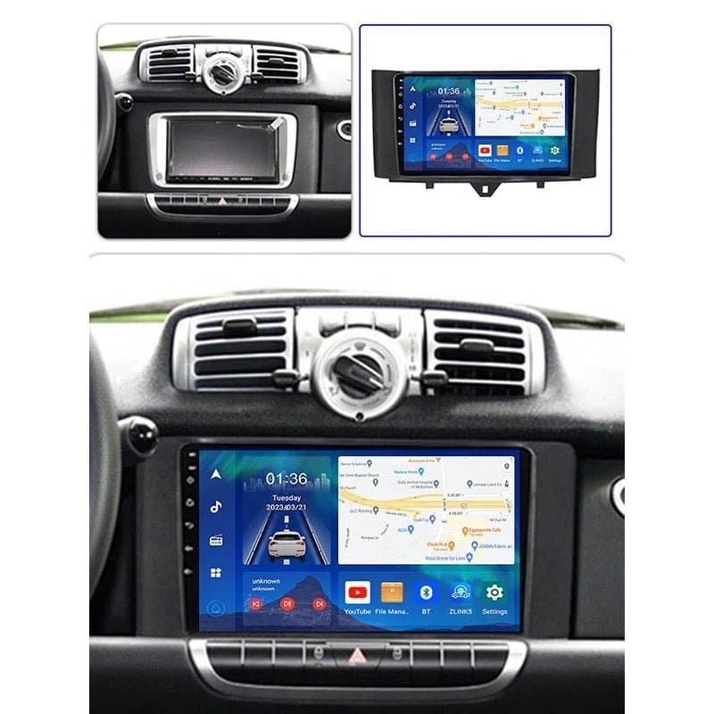 CTB-FG101J | SMART 451 AUTO-TABLET NAVIGATIONSGERÄT ANDROID CARPLAY GPS BLUETOOTH 4G WLAN 2DIN