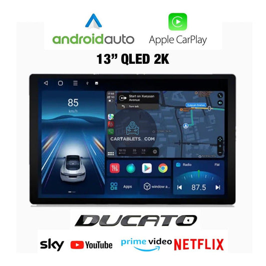 CTB-FT346X7 | FIAT DUCATO 2007-2015 | NAVIGATORE RADIO OCTACORE APPLE CARPLAY ANDROID AUTO GPS USB BLUETOOTH TOUCH SCREEN | WIFI