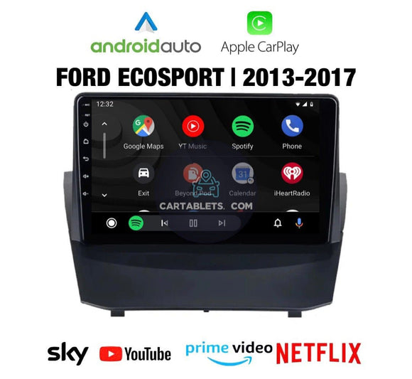 CTB-FR601M | FORD ECOSPORT 2013-2017 | NAVIGATORE ANDROID AUTO APPLE CARPLAY | USB BLUETOOTH WIFI 4G | CARTABLET 2DIN COMANDI AL VOLANTE