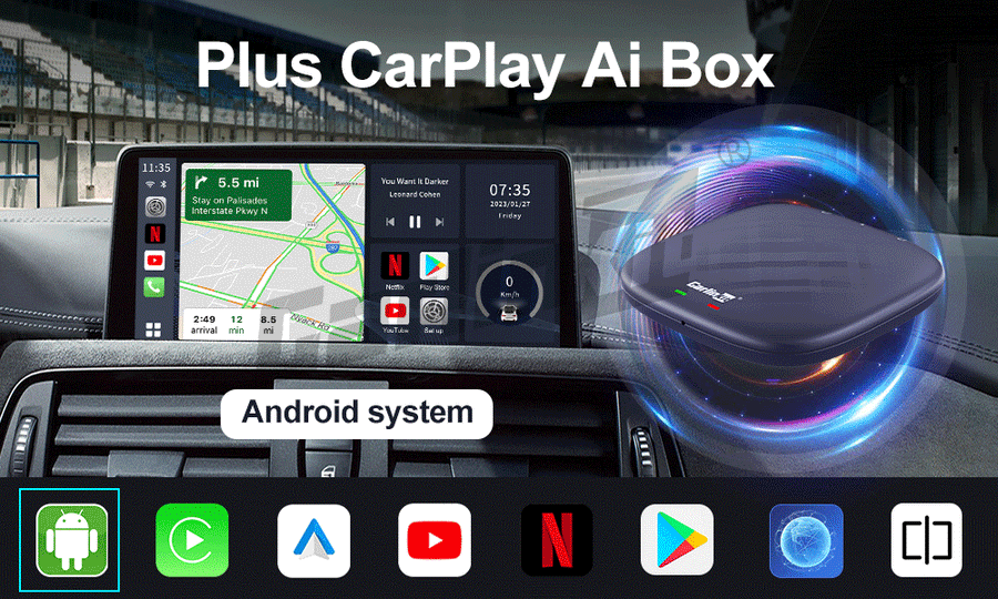 AI BOX ANDROID WIRELESS CARPLAY ANDROID AUTO SCATOLETTA MAGICA USB ai-box-android-wireless-carplay-android-auto-scatoletta-magica-usb