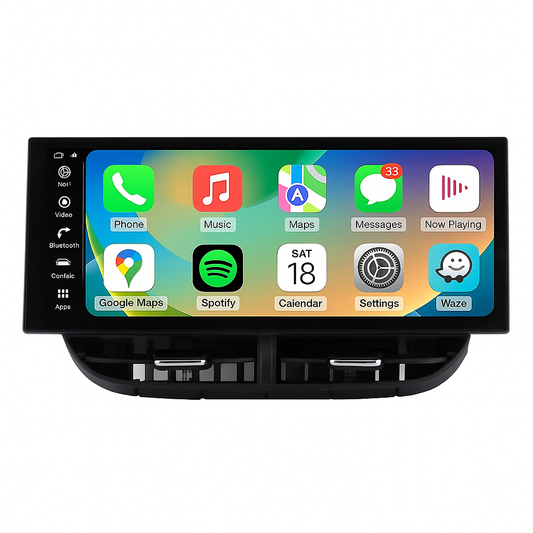 CTB-FT500NW | FIAT 500 - FIAT 500 ABARTH | NAVIGATORE RADIO 12.3 POLLICI OCTACORE APPLE CARPLAY ANDROID AUTO GPS USB BLUETOOTH TOUCH SCREEN