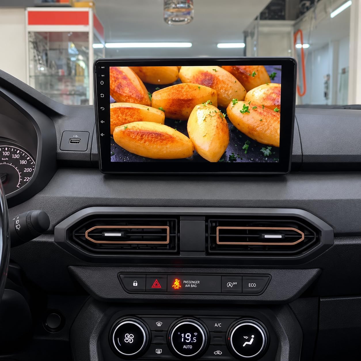 CTB-X4245FB | DACIA SANDERO 2019-2024 CARTABLET 9 POLLICI ANDROID AUTO APPLE CARPLAY | WIFI 4G NAVIGATORE BLUETOOTH GPS (Copia)
