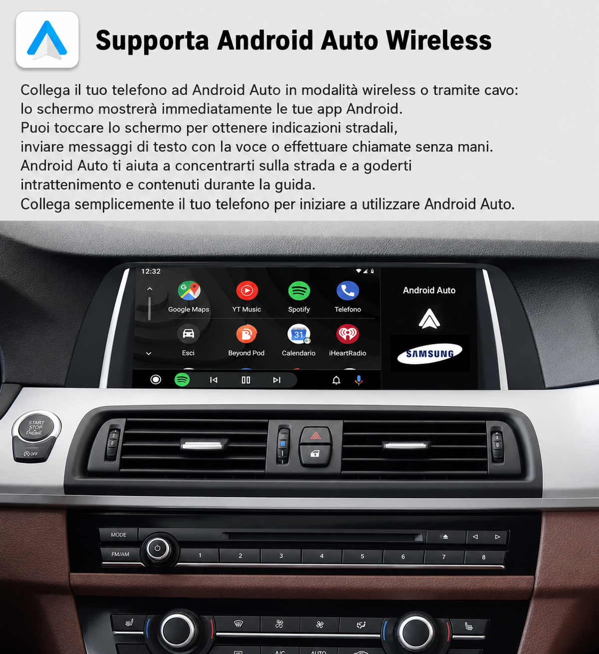 CTB-GV564B | BMW SERIE 5 F10 F11 NBT 10.25 POLLICI | APPLE CARPLAY ANDROID AUTO |SISTEMA LINUX | CAR TABLET - (Copia)