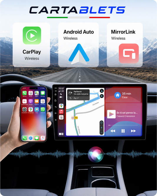 CTB-FM873R | AUTORADIO NAVIGATORE PER OPEL AGILA SUZUKI SPLASH 2007-2014 | APPLE CARPLAY ANDROID AUTO | BLUETOOTH WIFI USB TELECAMERA POSTERIORE