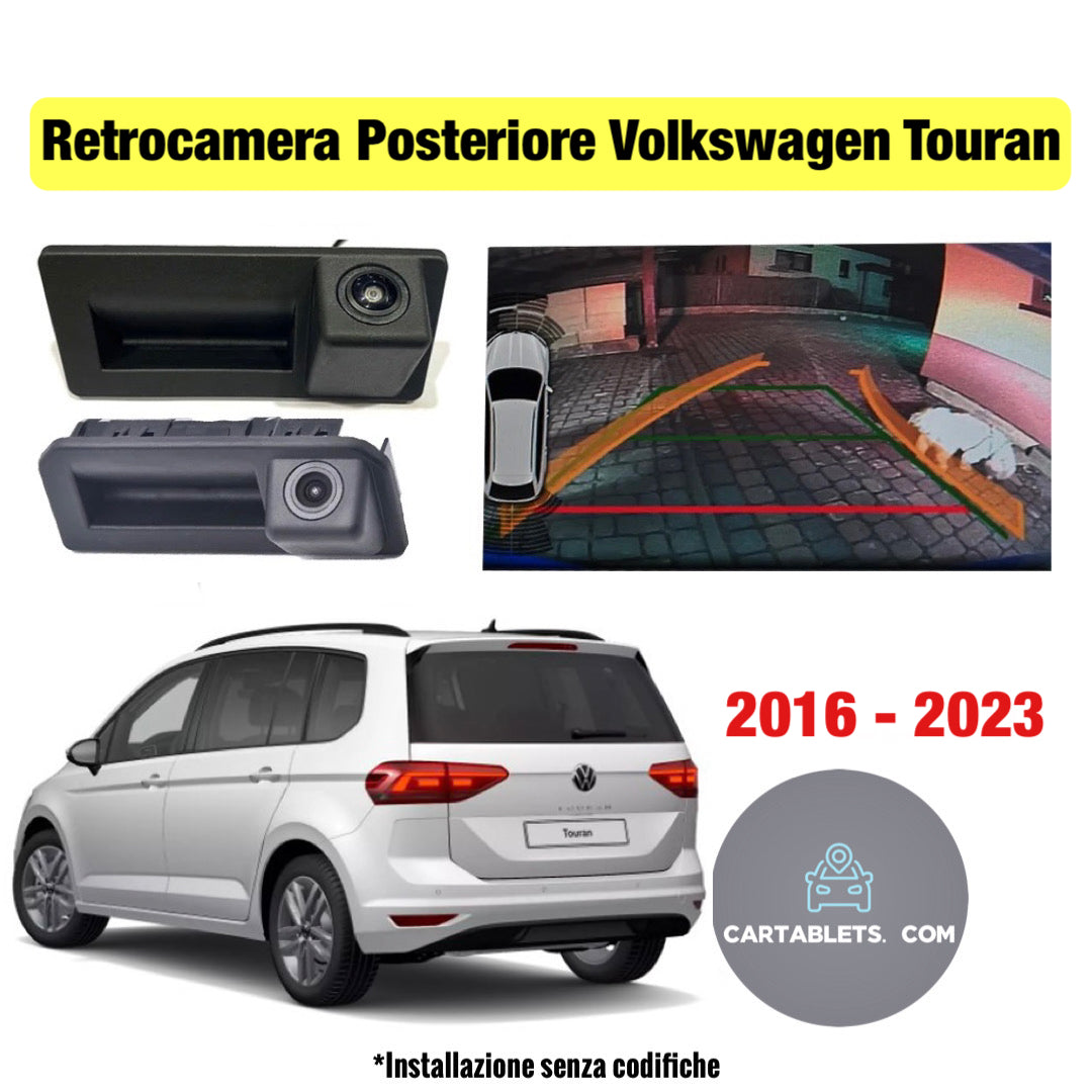 KIT TELECAMERA A MANIGLIA OEM | VOLKSWAGEN TOURAN 2016-2023 | WATERPROOF