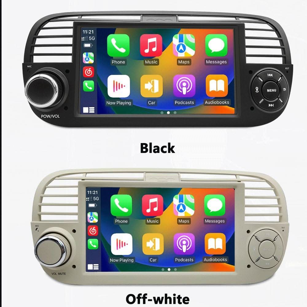 CTB-FT500A | FIAT 500 - FIAT 500 ABARTH | NAVIGATIONSSYSTEM RADIO OCTACORE APPLE CARPLAY ANDROID AUTO GPS USB BLUETOOTH TOUCHSCREEN