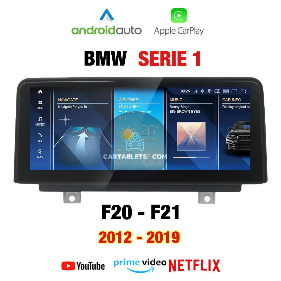 CTB-F21A | BMW 1ER SERIE F20-F21 | NAVIGATOR 10.25 OCTACORE RADIO GPS APPLE CARPLAY ANDROID AUTO TOUCHSCREEN