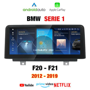 CTB-F21A | BMW SERIE 1 F20-F21 | NAVIGATORE 10.25 OCTACORE RADIO GPS APPLE CARPLAY ANDROID AUTO TOUCH SCREEN