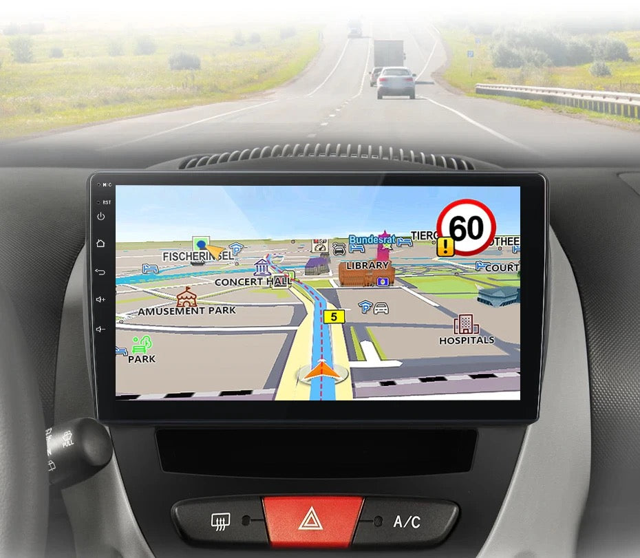 CTB-FH630L | PEUGEOT 107 - CITROEN C1 - TOYOTA AYGO | AUTORADIO APPLE CARPLAY-ANDROID AUTO| CARTABLET 9 POLLICI TOUCH SCREEN | GPS USB DVR DAB+ |
