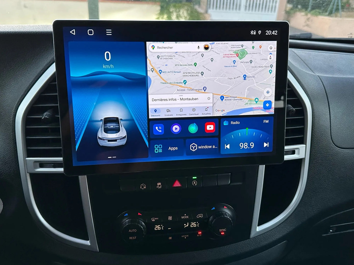 CTB-FO750NH | MERCEDES VITO W447 2014-2020 | NAVIGATORE 13.1 POLLICI QLED 2K RADIO OCTACORE APPLE CARPLAY ANDROID AUTO GPS USB BLUETOOTH TOUCH SCREEN | WIFI 4G