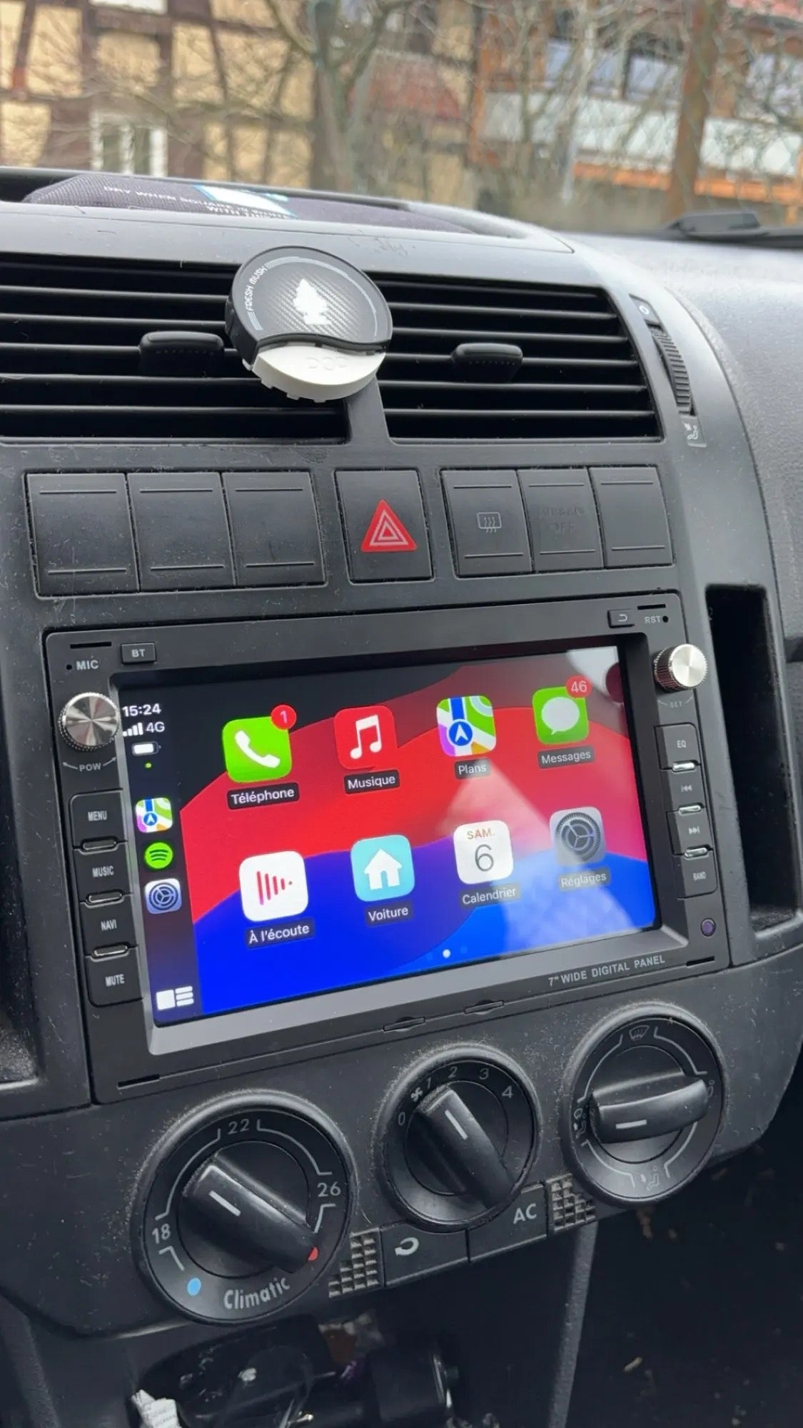 CTB- RT043S | VOLKSWAGEN POLO - GOLF 4 - PASSAT B5 7 ZOLL | APPLE CARPLAY ANDROID AUTO | WiFi BLUETOOTH GPS USB NAVIGATION (Kopie)