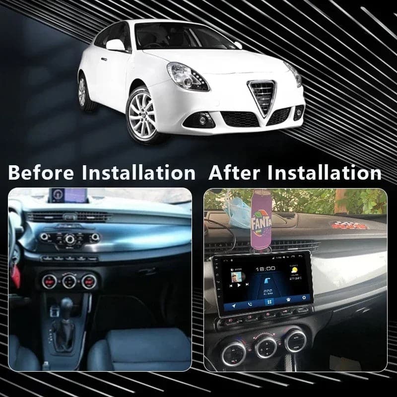 CTB-GLT45T | ALFA ROMEO GIULIETTA 2010-2014 MONITOR 9 POLLICI TOUCH CARPLAY ANDROID AUTO GPS