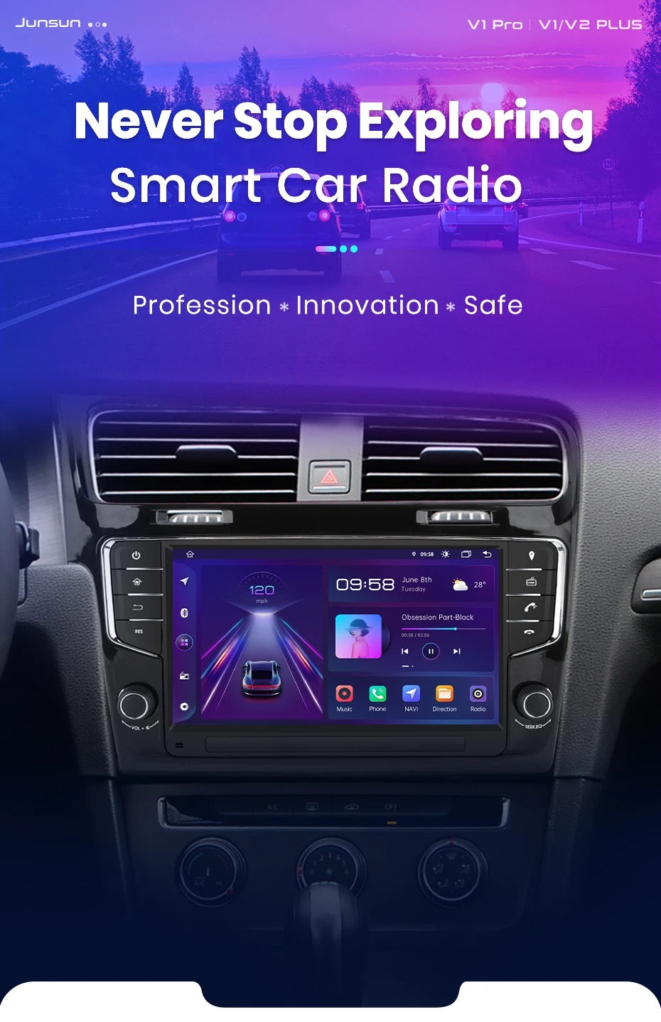 CTB-GF327H | VOLSWAGEN GOLF 7 2013-2020 | MONITOR 9 POLLICI APPLE CARPLAY ANDROID AUTO | GPS USB DVR BLUETOOTH 4G