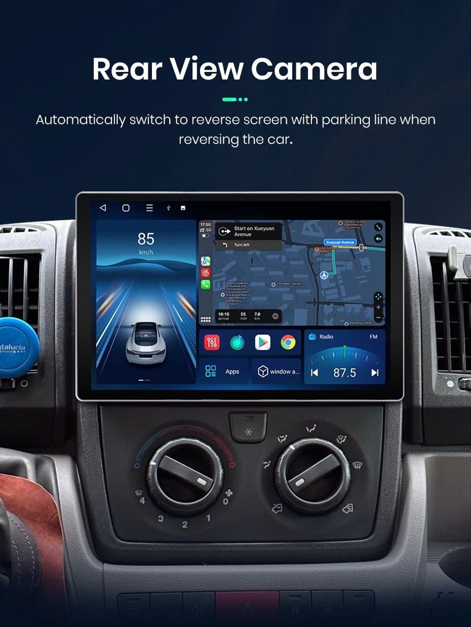 CTB-FT246X7 | FIAT DUCATO CITROEN JUMPER PEUGEOT BOXER 2007-2015 | NAVIGATORE RADIO OCTACORE APPLE CARPLAY ANDROID AUTO GPS USB BLUETOOTH TOUCH SCREEN | WIFI