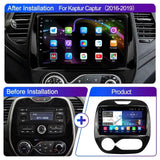 CTB-G671HN | RENAULT CAPTUR 2013-2019 | CARTABLET 9 POLLICI ANDROID APPLE CARPLAY | NAVIGATORE USB WIFI 4G