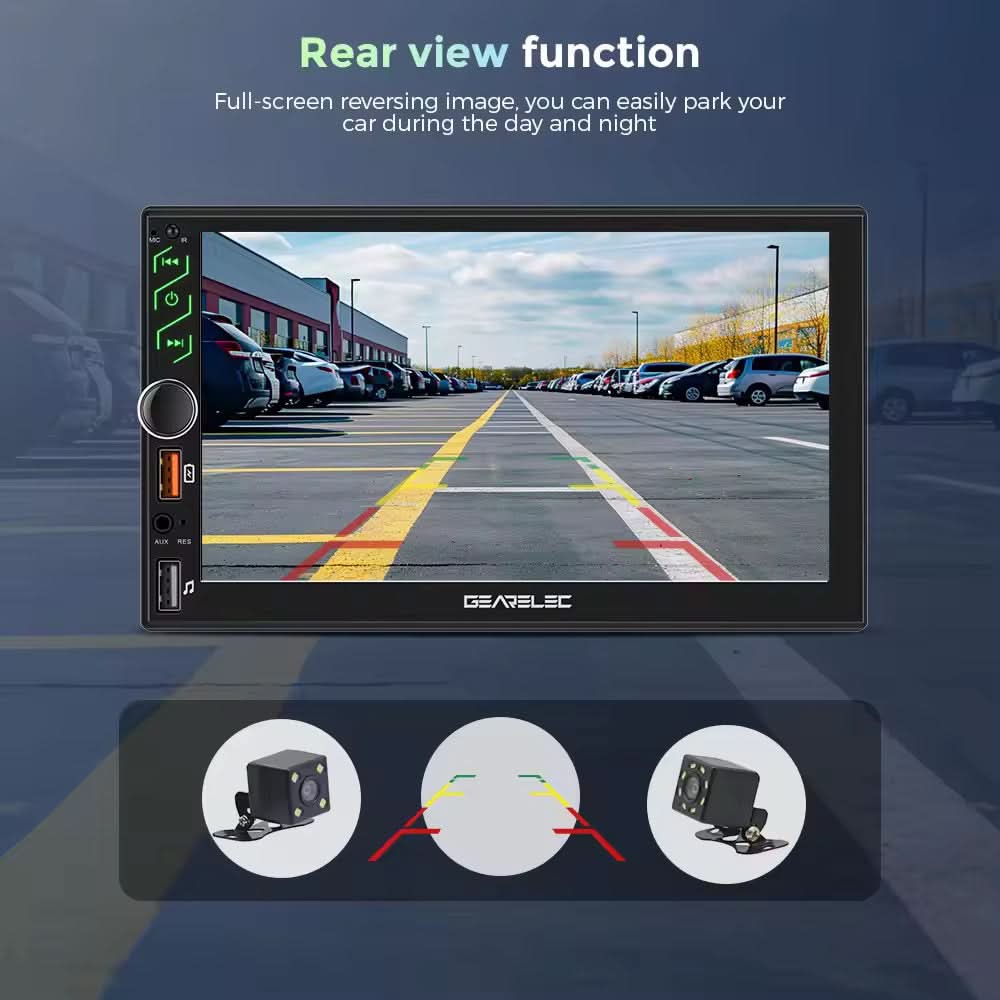 CTB-GRL382R | 7-ZOLL MONITOR 2DIN ANDROID OS | UNIVERSELLES AUTORADIO APPLE CARPLAY-ANDROID AUTO | TOUCHSCREEN | GPS USB DVR DAB+ |
