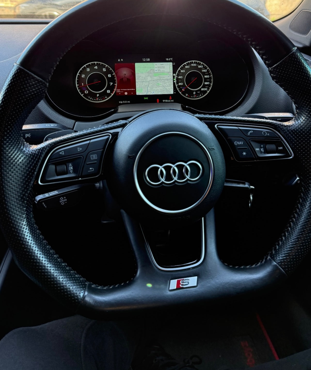 AUDI | TACHIMETRO DIGITALE 12.3 POLLICI | LCD QUADRO STRUMENTI VIRTUALE | PANNELLO CRUSCOTTO SISTEMA LINUX