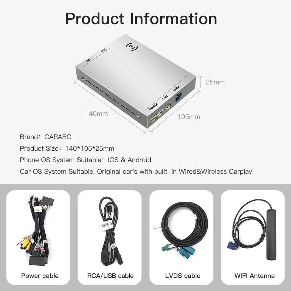 CITROEN PEUGEOT SMEG&MRN - NAC | RETROFIT-KIT APPLE CARPLAY ANDROID AUTO | KAMERA USB