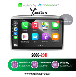CTB-HJ892GH | LANCIA Y 2006-2011| AUTORADIO CAR TABLET 9 POLLICI | ANDROID AUTO APPLE CARPLAY | GPS USB WIFI