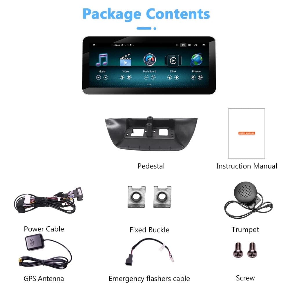 CTB-FX380P | MERCEDES CLASSE B W246 MONITOR 10.25 POLLICI | AUTORADIO CUSTOM FIT APPLE CARPLAY ANDROID AUTO | GPS NAVIGATORE WIFI 4G | CAR TABLET