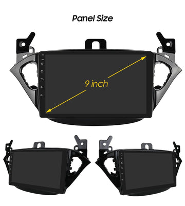 4G+64G CAMECHO Android 15 Autoradio per Opel Corsa 2015-2019/Opel Adam 2013-2016 con GPS Carplay Android Auto,8-Core|Stereo 2 DIN con Schermo da 9 Pollici con DSP RDS Bluetooth Mirror Link