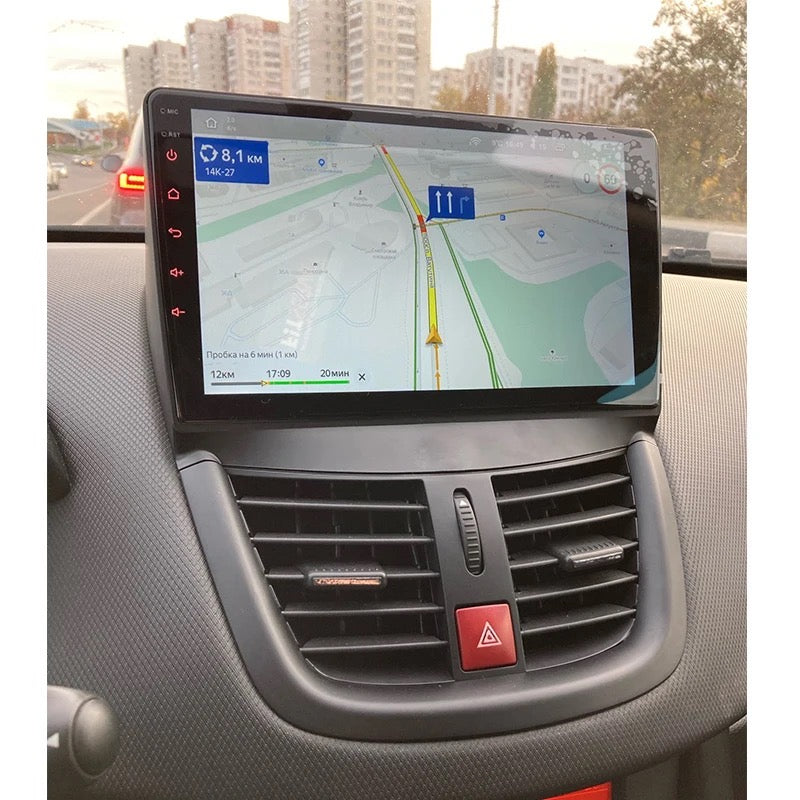 CTB-FV738Y | PEUGEOT 207 | AUTORADIO APPLE CARPLAY-ANDROID AUTO 9 ZOLL | CARTABLET 9 ZOLL TOUCHSCREEN | GPS USB DVR DAB+ |