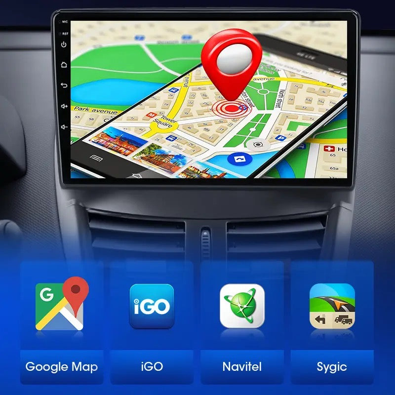 CTB-FV738Y | PEUGEOT 207 | AUTORADIO APPLE CARPLAY-ANDROID AUTO 9 ZOLL | CARTABLET 9 ZOLL TOUCHSCREEN | GPS USB DVR DAB+ |