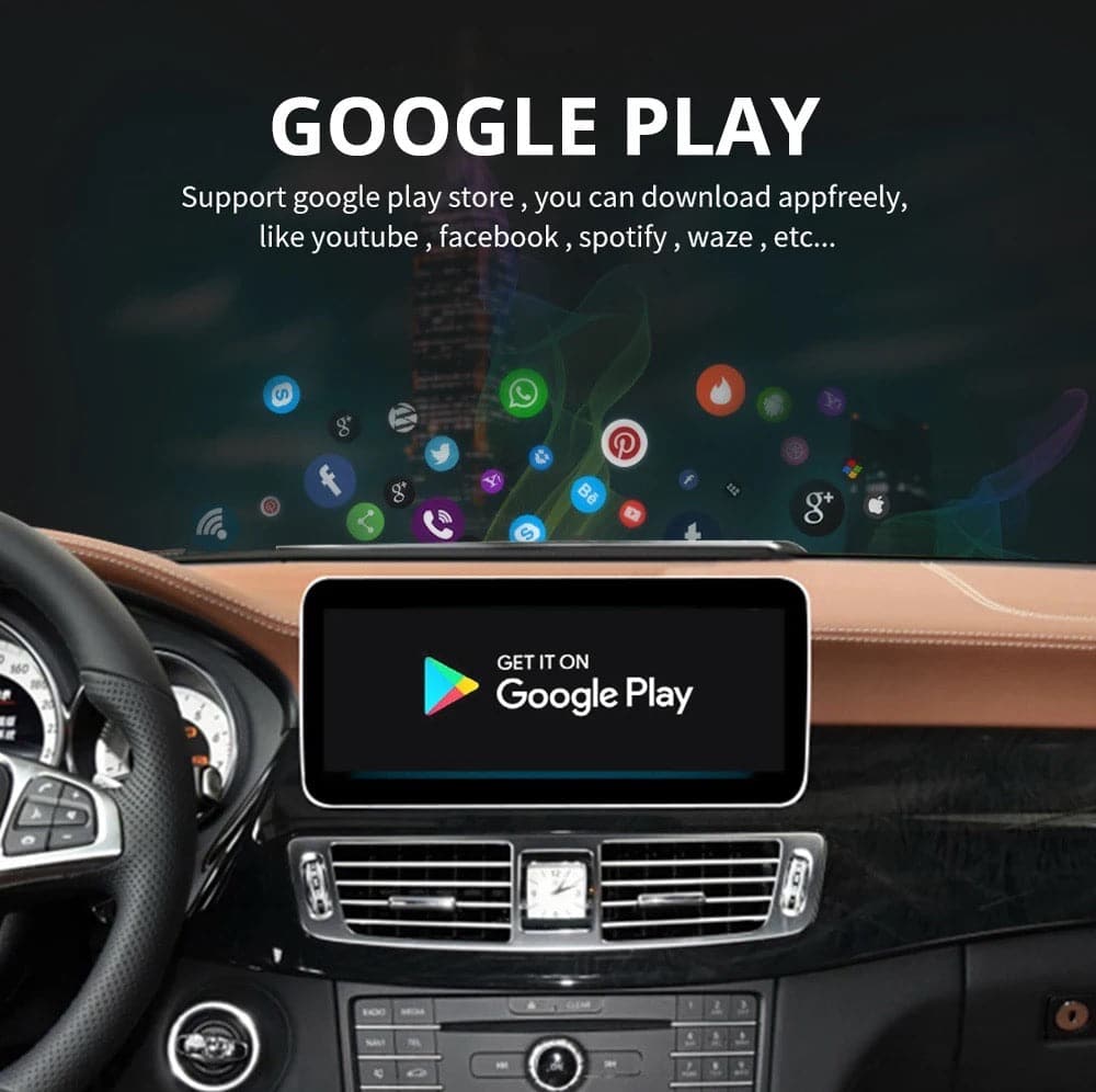 CTB-FX045P | MERCEDES CLS 2010-2018 MONITOR 10.25 POLLICI | AUTORADIO CUSTOM FIT APPLE CARPLAY ANDROID AUTO | GPS NAVIGATORE WIFI 4G | CAR TABLET