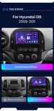 CTB-FB750K | HYUNDAI i30 2006-2012 | APPLE CARPLAY-ANDROID AUTO | CARTABLET 9 POLLICI TOUCH SCREEN | GPS USB DVR DAB+ |