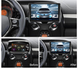 CTB- ST019J | AUTORADIO CITROEN C1 - PEUGEOT 108 - TOYOTA AYGO MONITOR 9 POLLICI | APPLE CARPLAY ANDROID AUTO | WiFi BLUETOOTH GPS USB NAVIGATORE