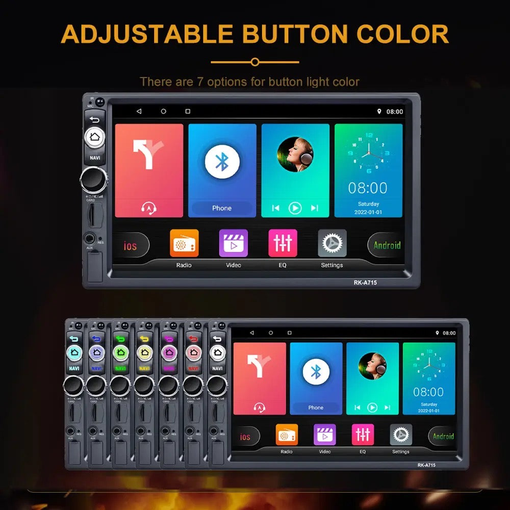 CTB- JH910B | AUTORADIO FIAT PANDA 169 | 2002-2013 7-ZOLL-MONITOR | APPLE CARPLAY ANDROID AUTO | WiFi BLUETOOTH GPS USB NAVIGATION