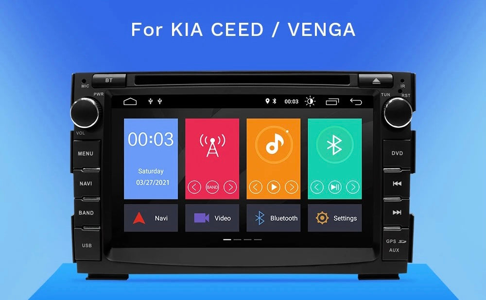CTB-ST786J | KIA VENGA -  KIA CEED  | AUTORADIO CAR TABLET APPLE CARPLAY ANDROID AUTO | GPS USB DVR BLUETOOTH 4G WIFI