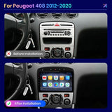 CTB-RC673H | PEUGEOT 308 - 408 MONITOR 9 POLLICI | AUTORADIO APPLE CARPLAY ANDROID AUTO | WiFi BLUETOOTH GPS USB NAVIGATORE